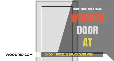 Where to Buy Blank Wooden Doors: Top Retailers and Tips
