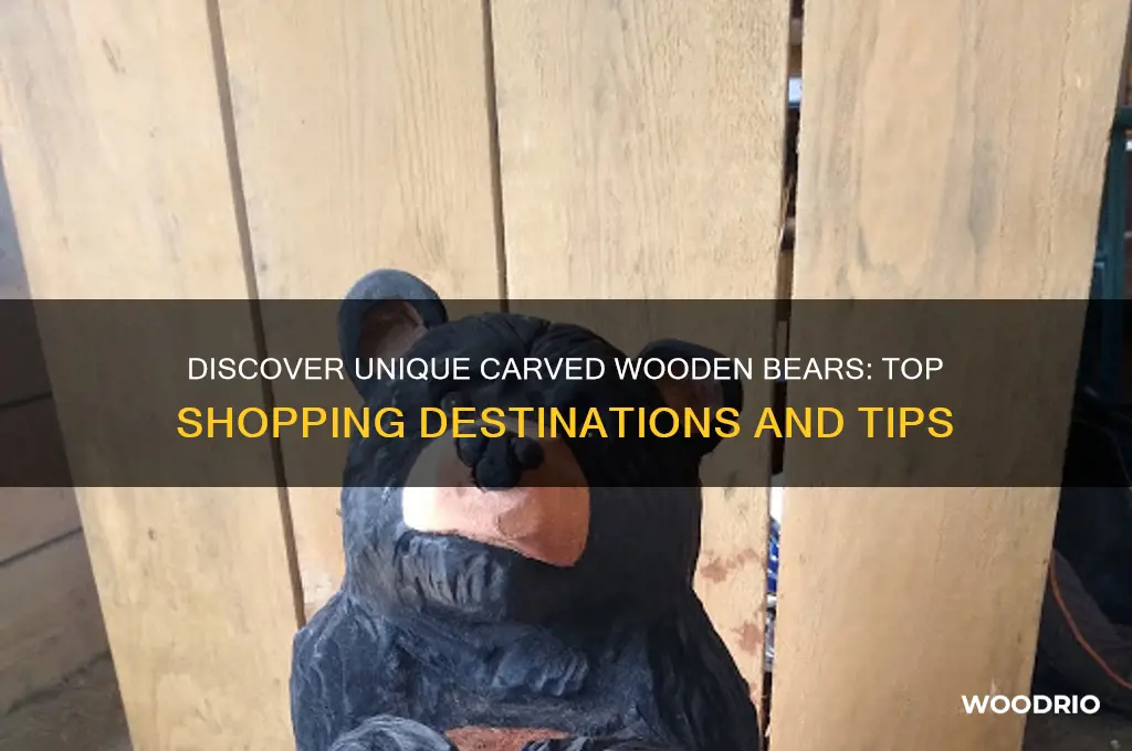 where can i buy a carved wooden bear