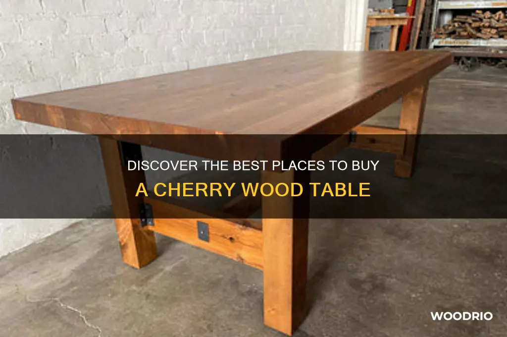 where can i buy a cherry wood table