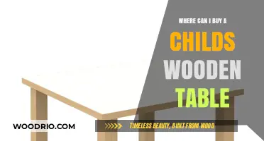 Where to Buy a Child's Wooden Table: Top Retailers & Tips