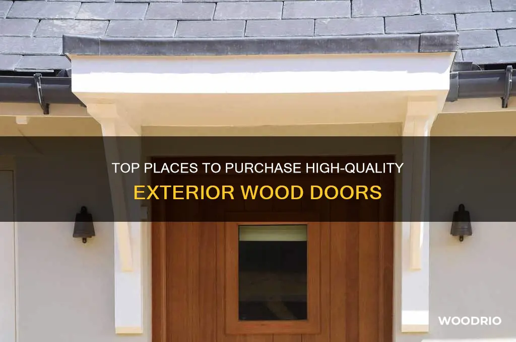 where can i buy a exterior wood door