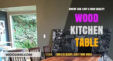 Top Spots to Purchase Durable, High-Quality Wood Kitchen Tables