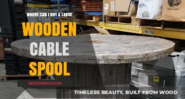 Where to Buy Large Wooden Cable Spools for Creative Projects