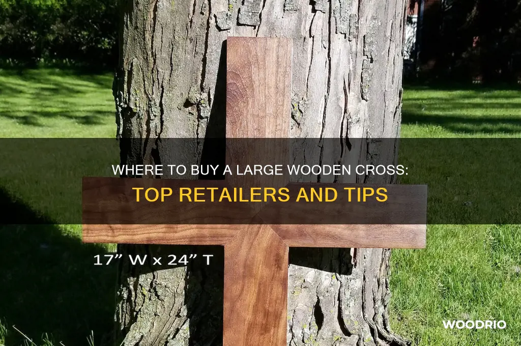where can i buy a large wooden cross