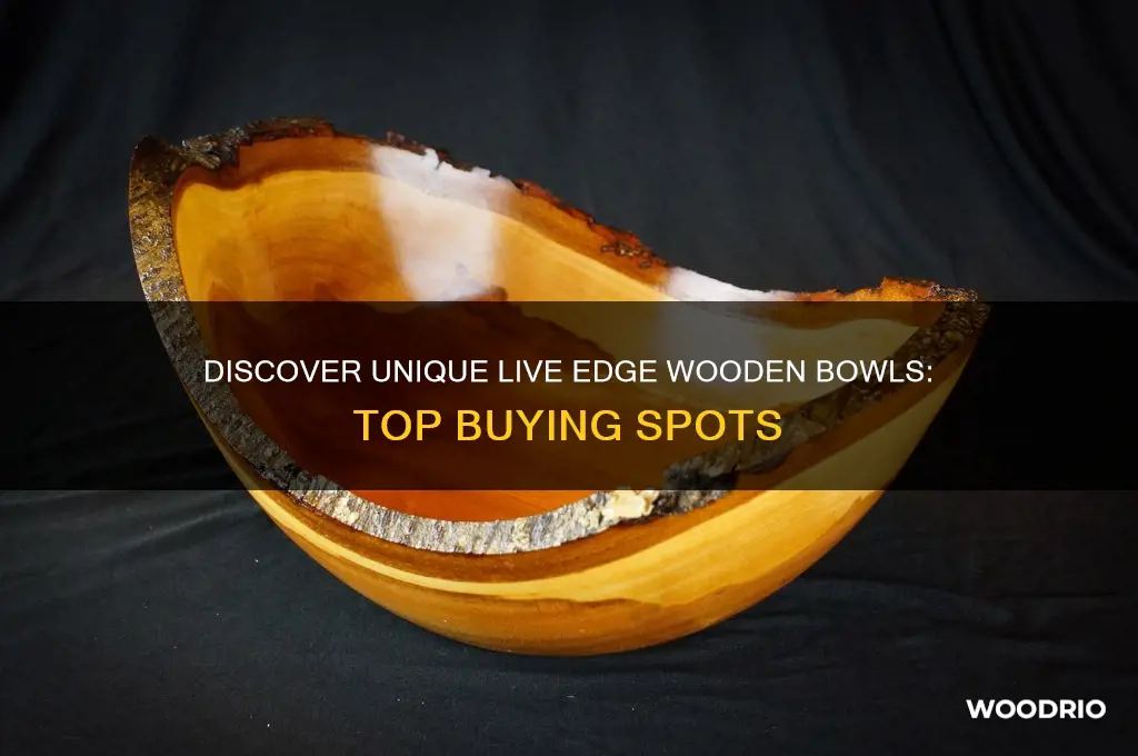 where can i buy a live edge wooden bowl