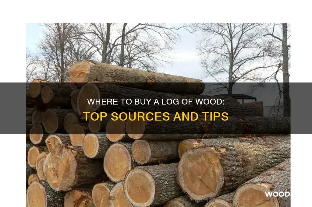 where can i buy a log of wood