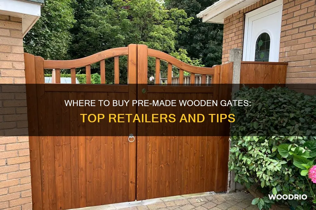 where can i buy a pre made wooden gate