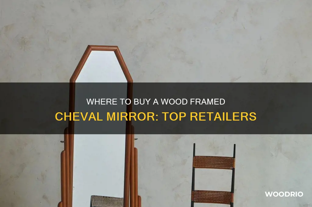 where can i buy a wood framed cheval mirror