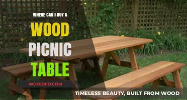 Top Places to Purchase Durable Wood Picnic Tables for Outdoor Fun