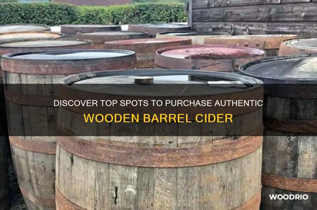 where can i buy a wooden barrel of cider