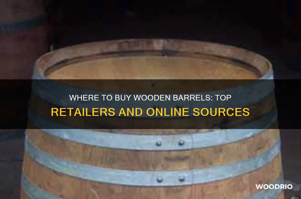 where can i buy a wooden barrel