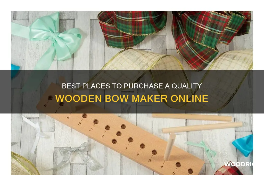where can i buy a wooden bow maker