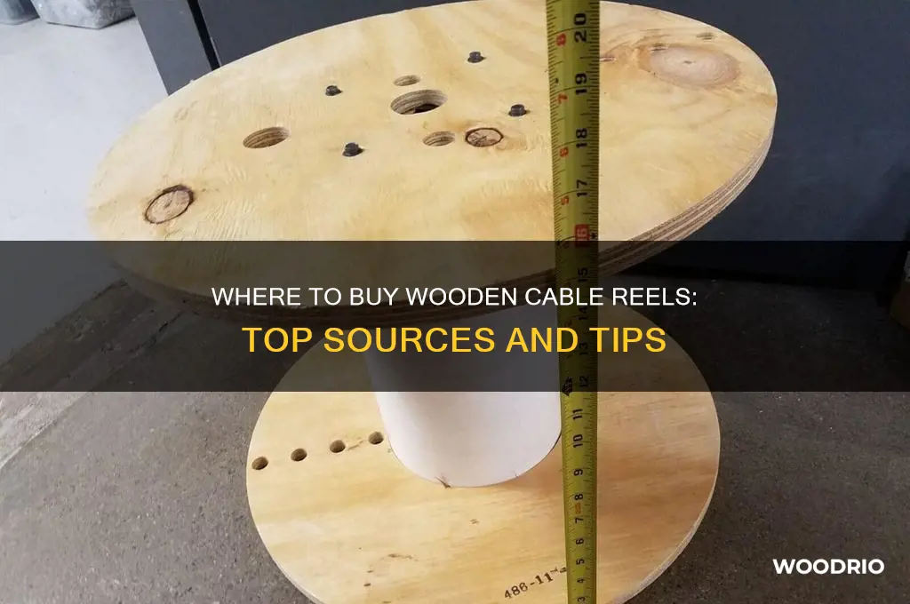 where can i buy a wooden cable reel