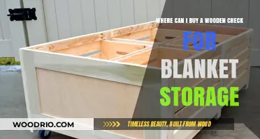 Stylish Wooden Check Crates for Cozy Blanket Storage: Where to Buy