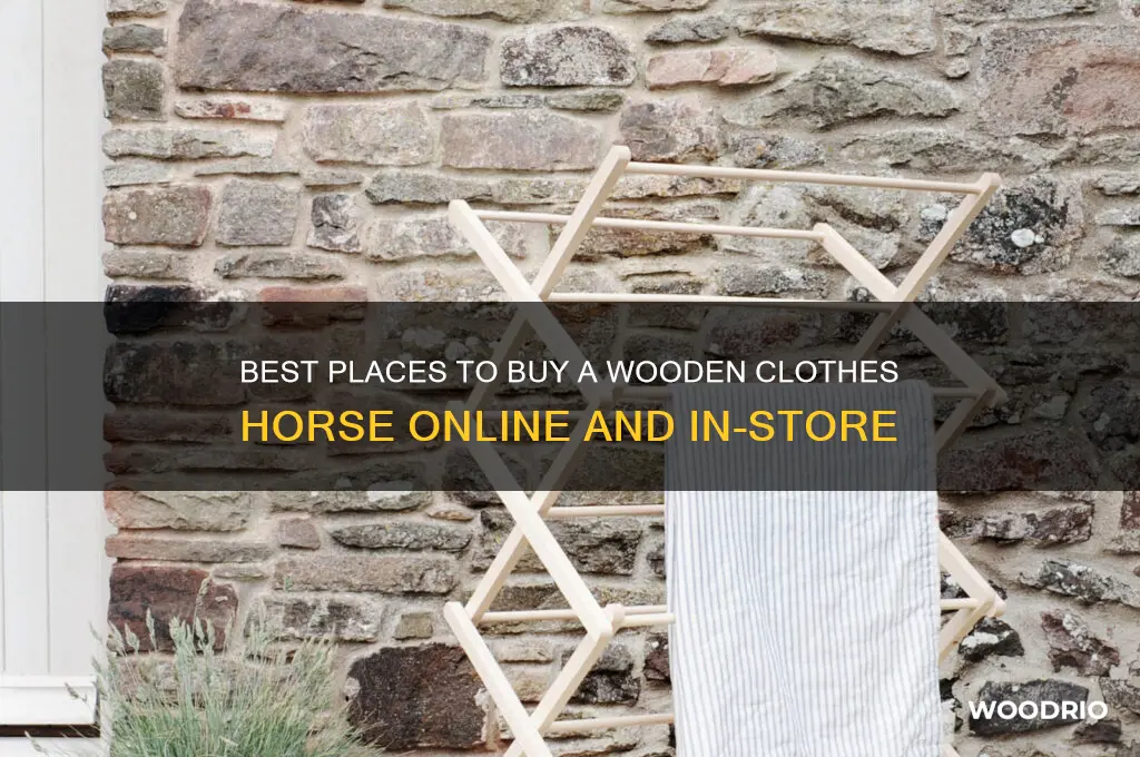 where can i buy a wooden clothes horse