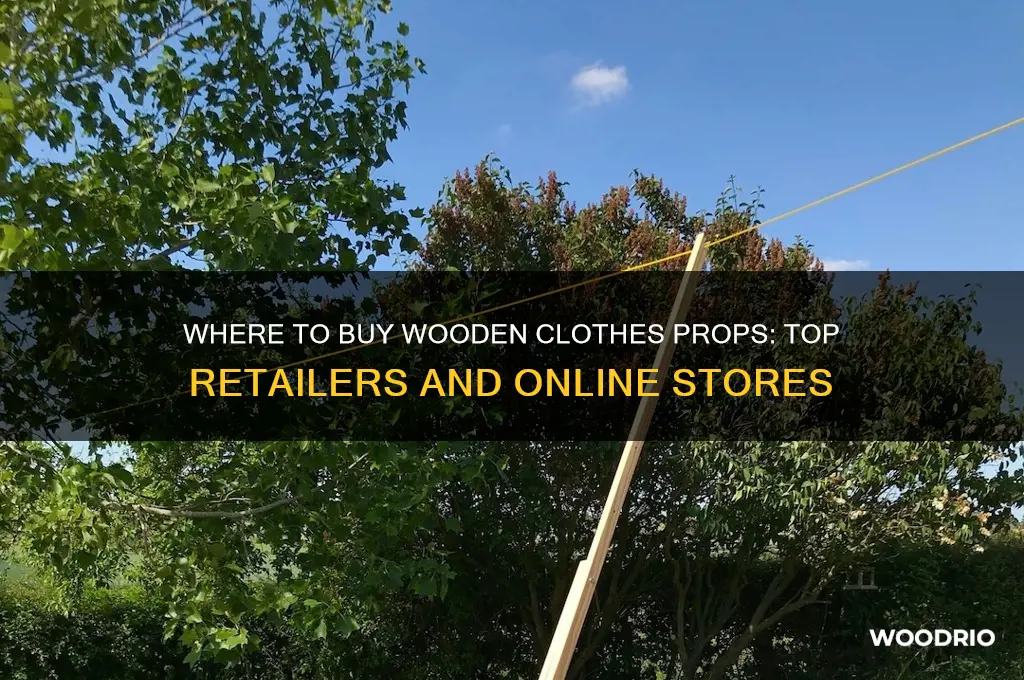 where can i buy a wooden clothes prop