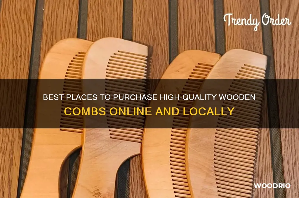 where can i buy a wooden comb