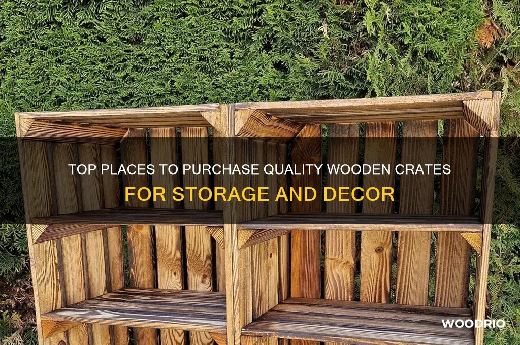 where can i buy a wooden crate