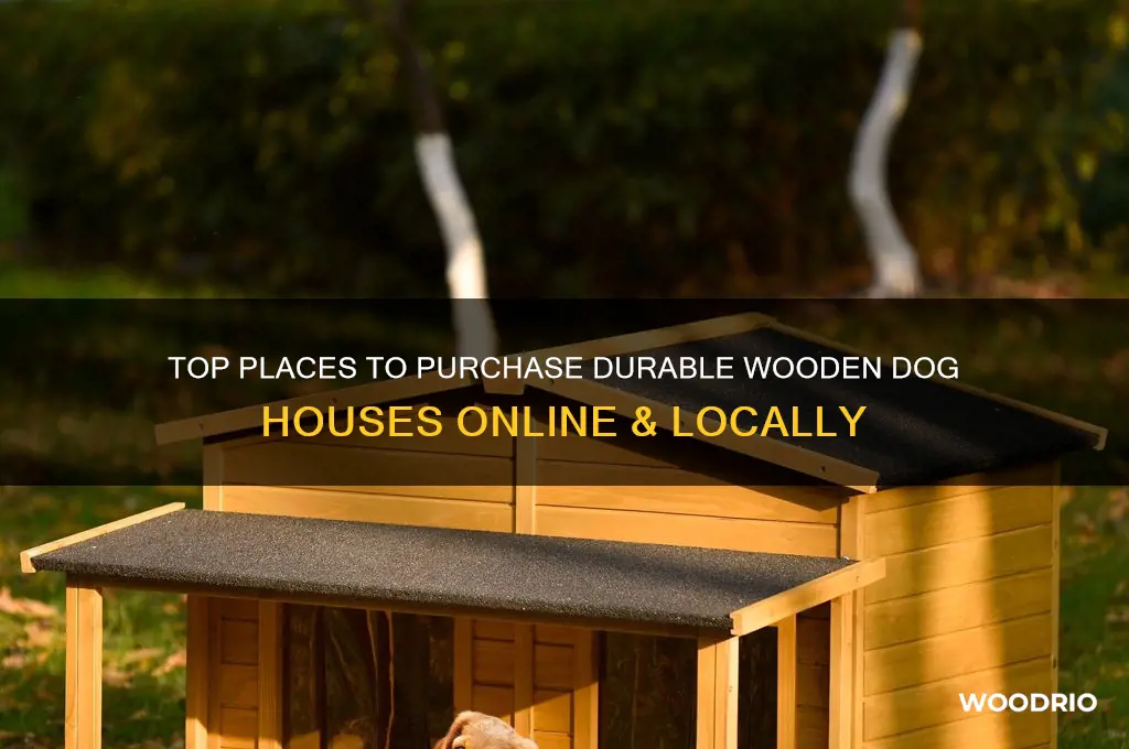 where can i buy a wooden dog house