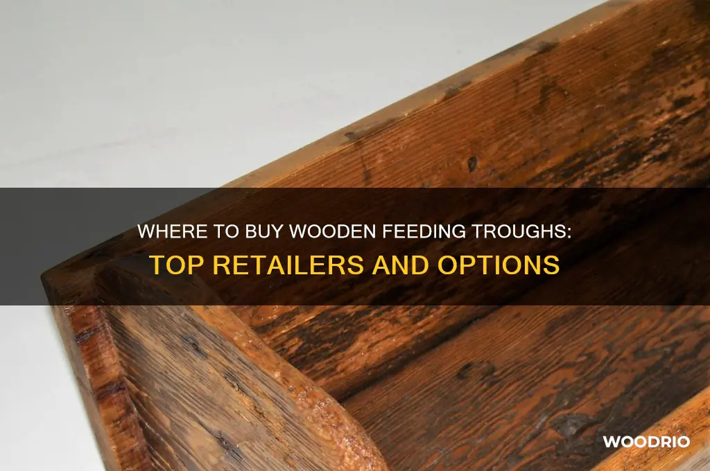 where can i buy a wooden feeding trough
