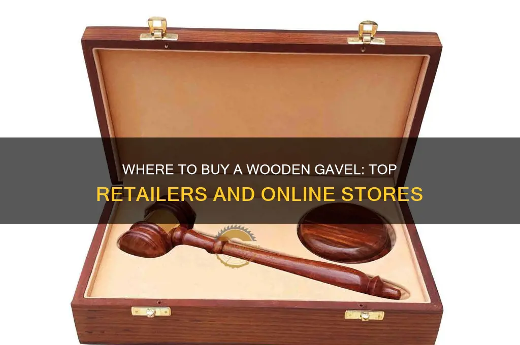 where can i buy a wooden gavel