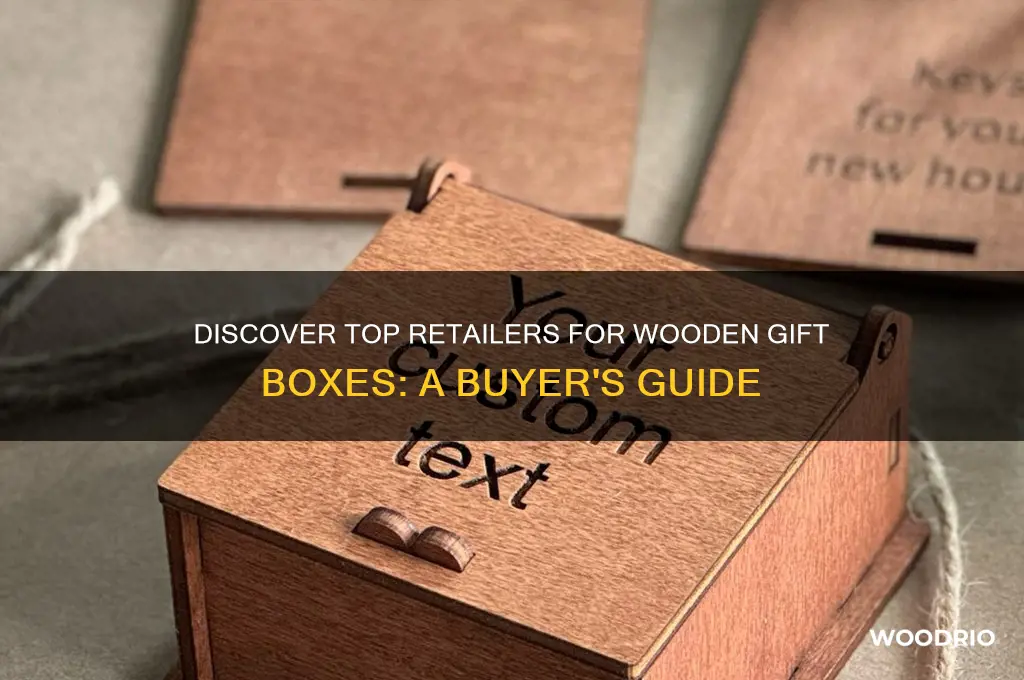 where can i buy a wooden gift box