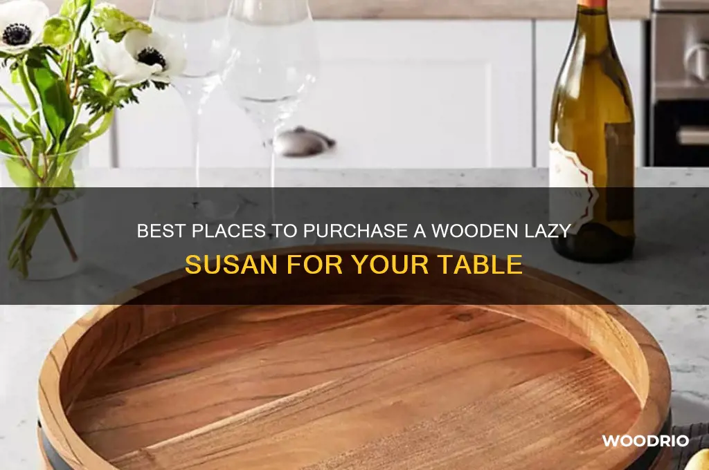 where can i buy a wooden lazy susan