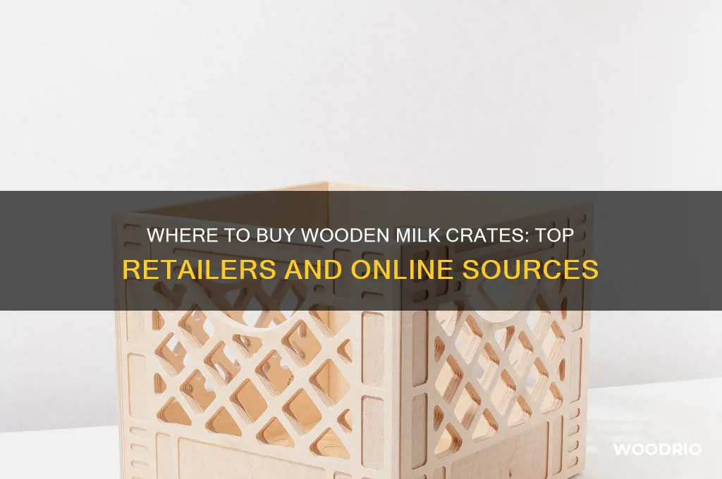 where can i buy a wooden mil crate
