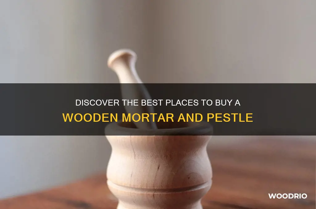 where can i buy a wooden mortar and pestle
