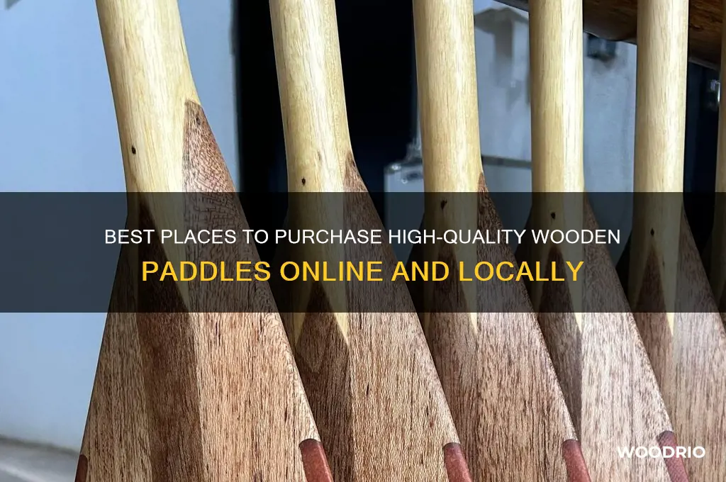 where can i buy a wooden paddle