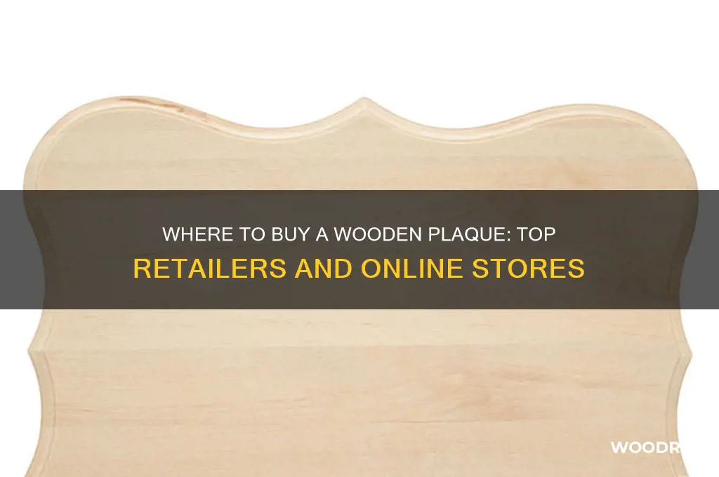 where can i buy a wooden plaque