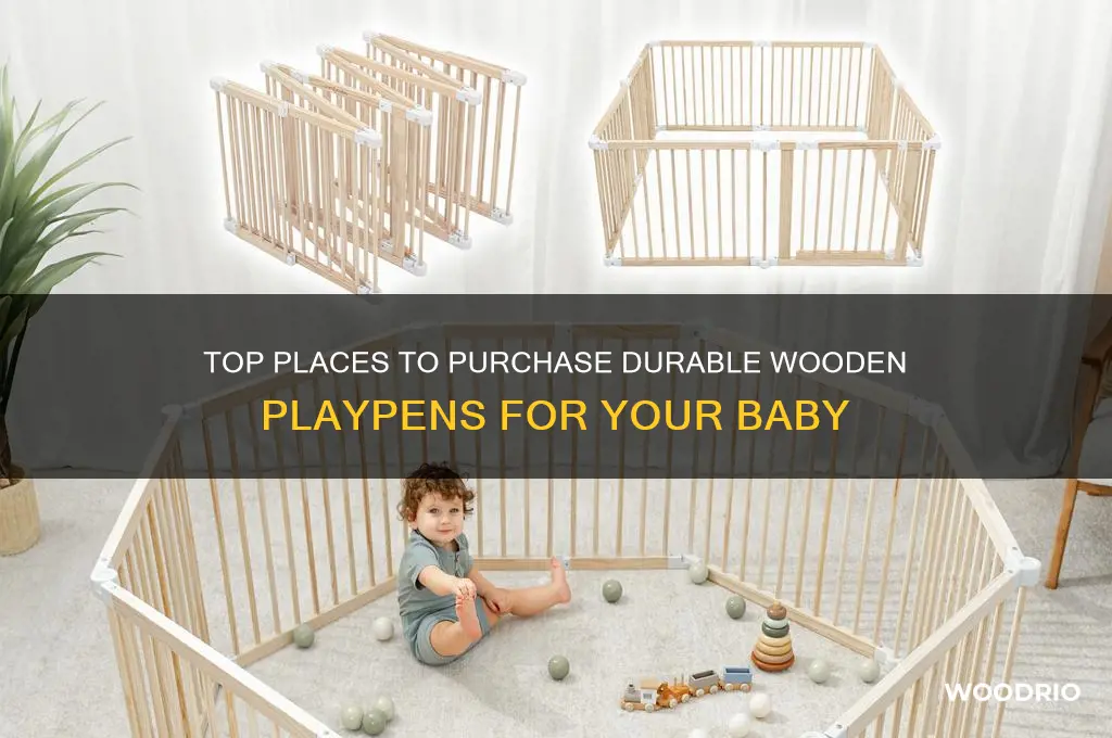 where can i buy a wooden playpen