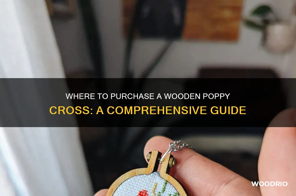 where can i buy a wooden poppy cross