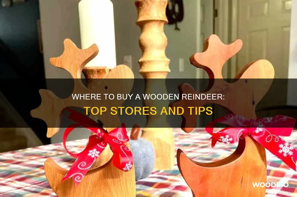 where can i buy a wooden reindeer