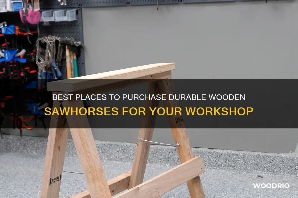 where can i buy a wooden sawhorse