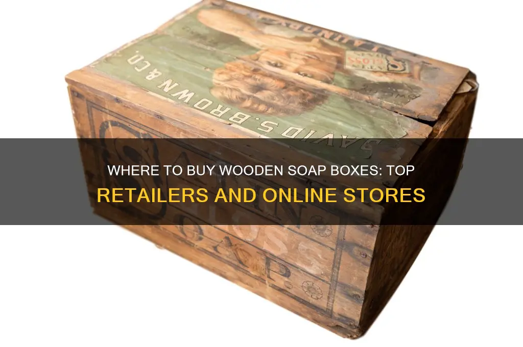 where can i buy a wooden soap box