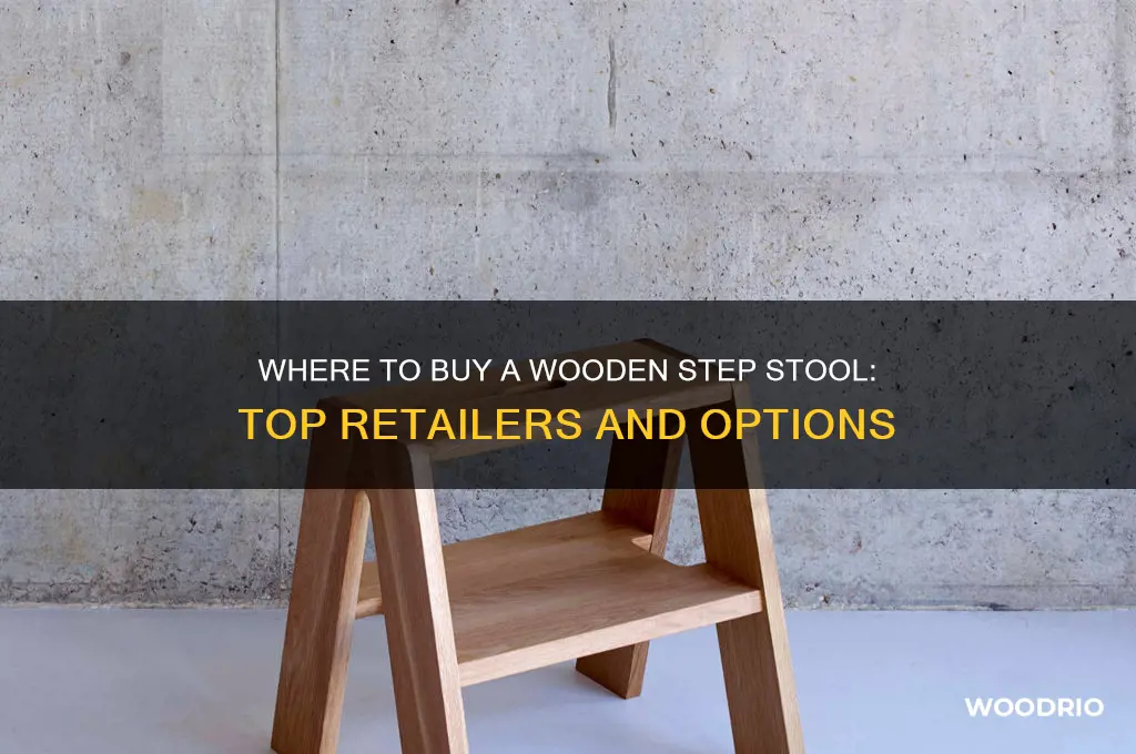 where can i buy a wooden step stool