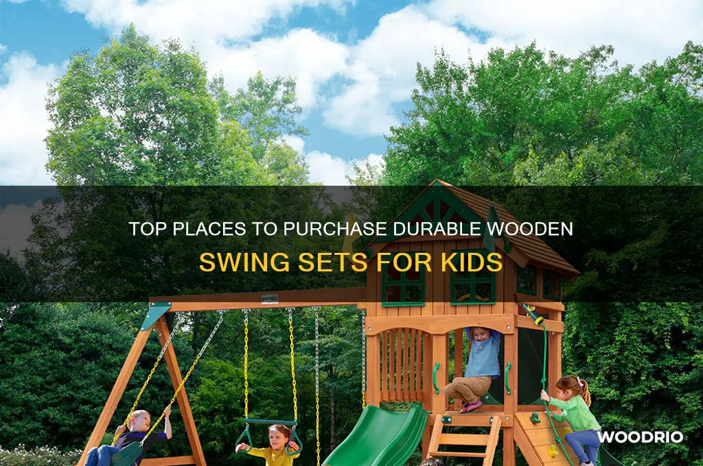 where can i buy a wooden swing set