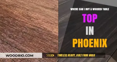 Find Your Perfect Wooden Table Top in Phoenix: Top Stores