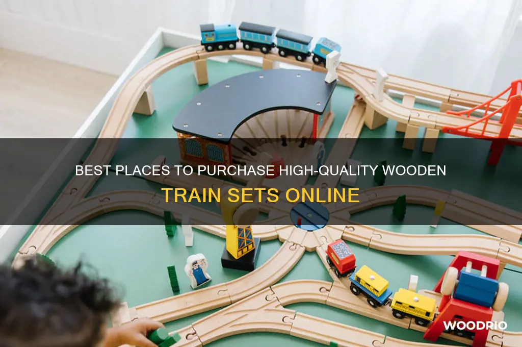 where can i buy a wooden train set