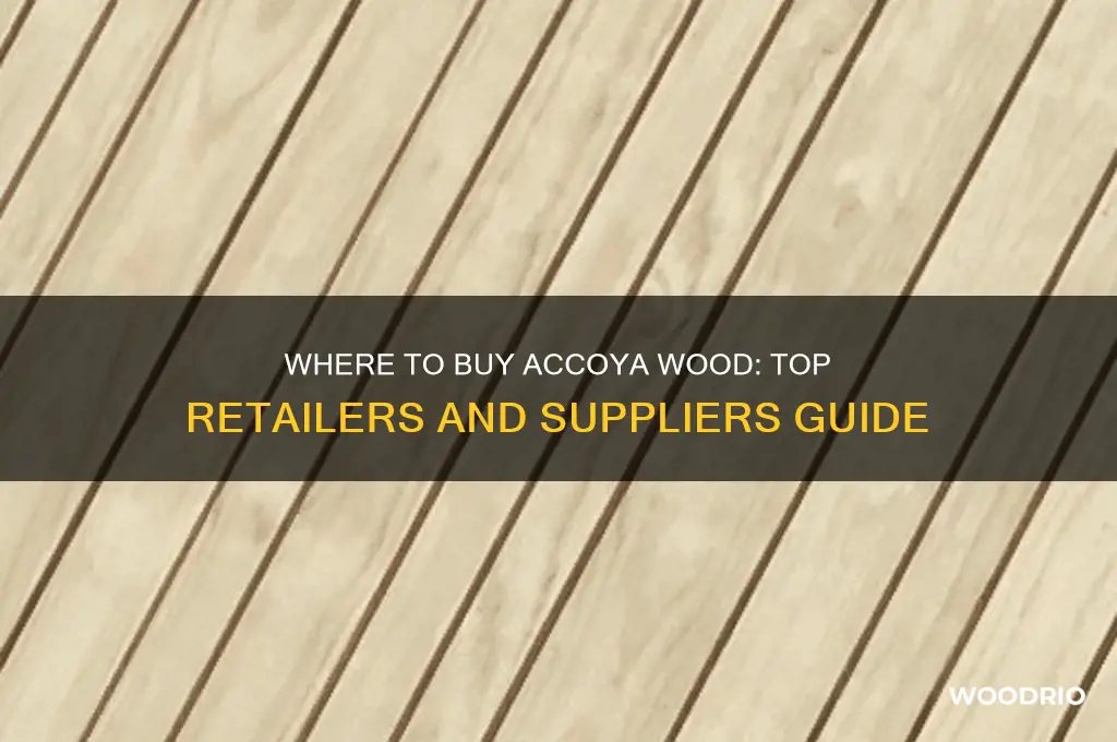 where can i buy accoya wood