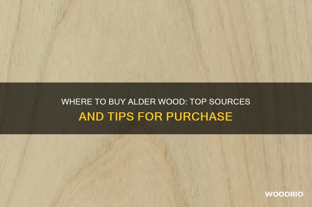 where can i buy alder wood