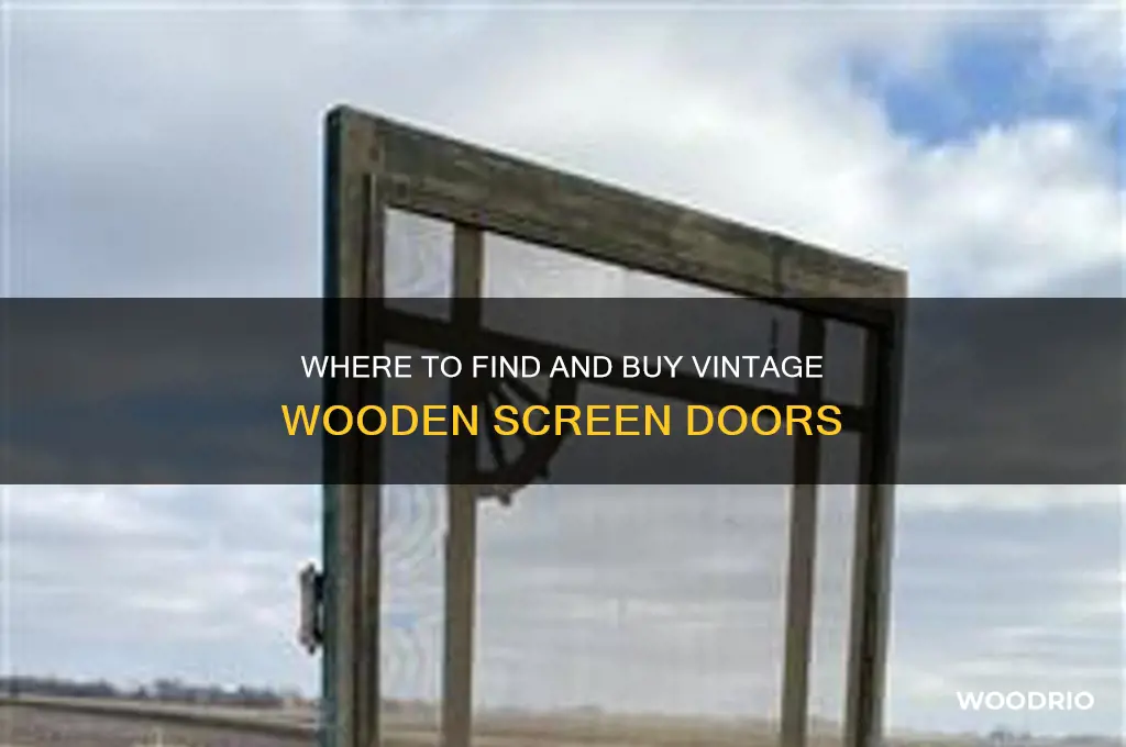 where can i buy an old wooden screen door