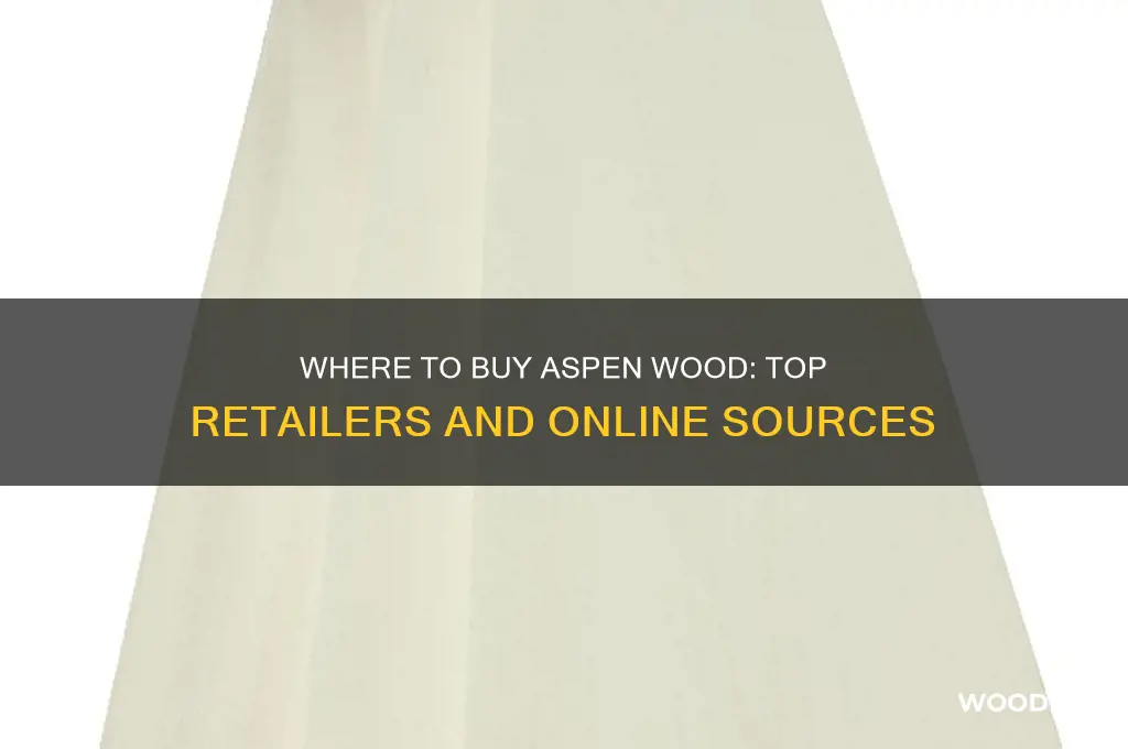 where can i buy aspen wood