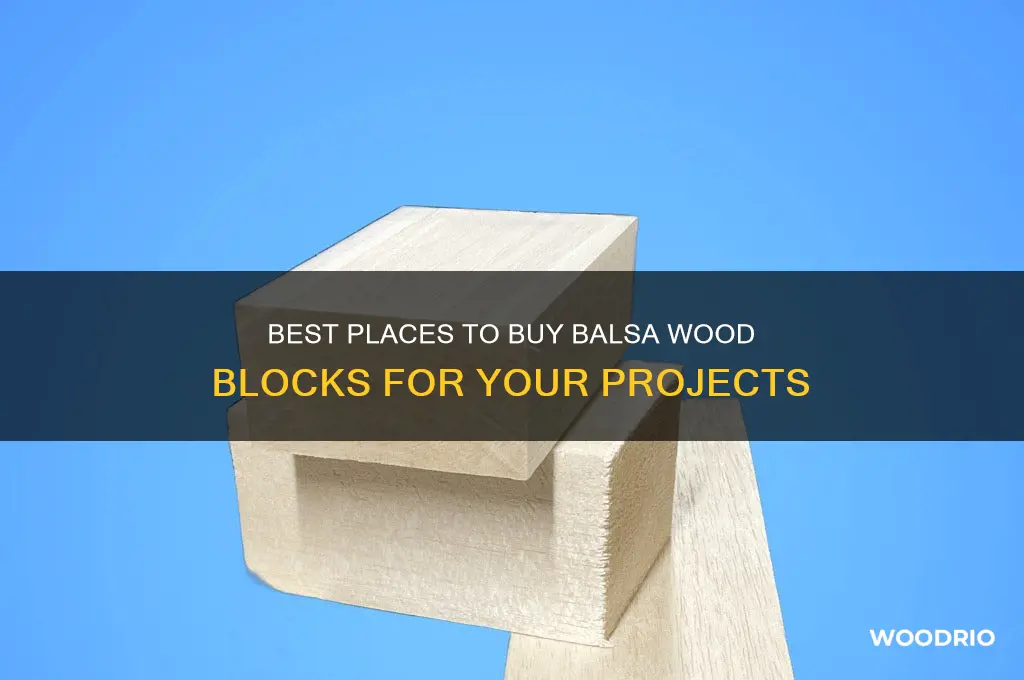 where can i buy balsa wood blocks