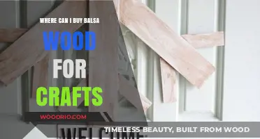 Best Places to Buy Balsa Wood for Craft Projects Online & Locally