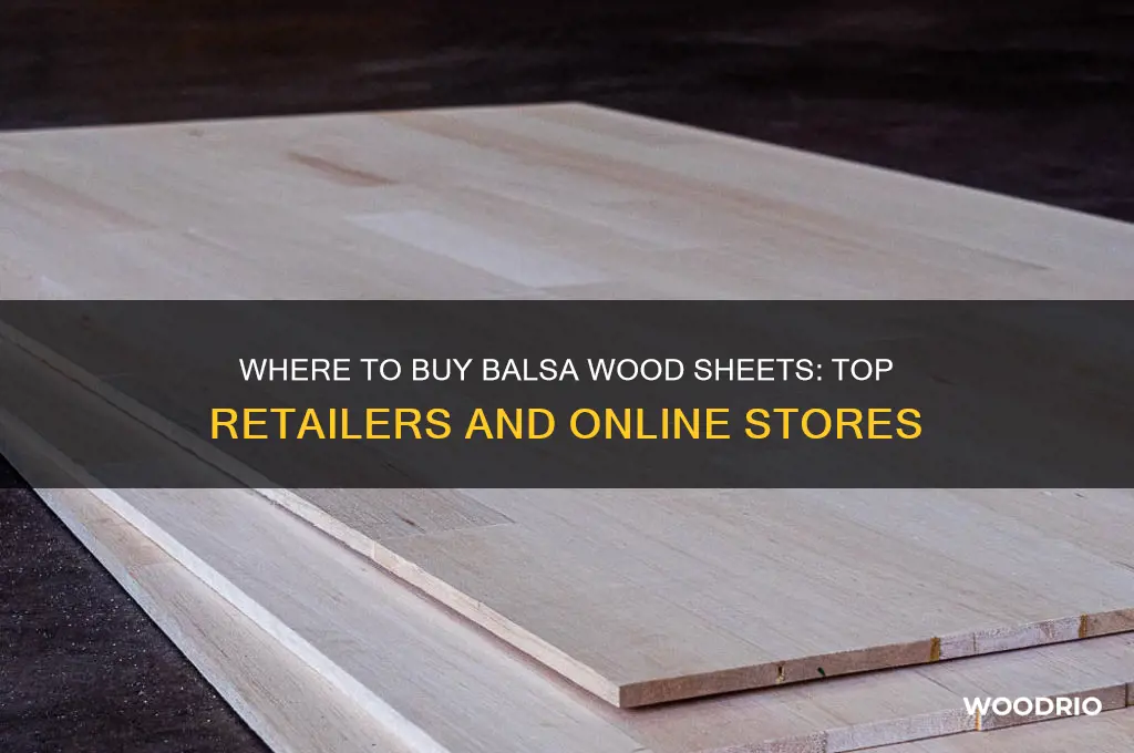 where can i buy balsa wood sheets