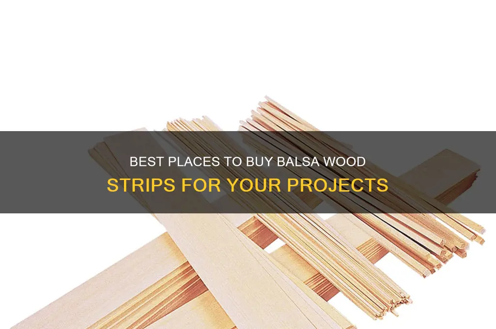 where can i buy balsa wood strips