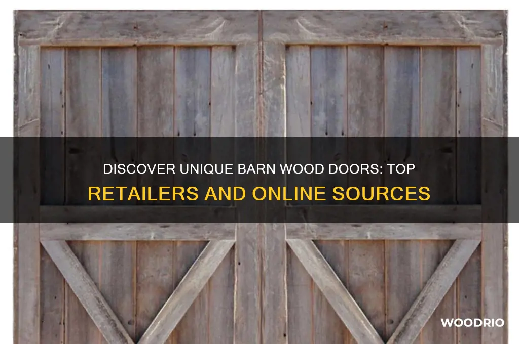 where can i buy barn wood doors