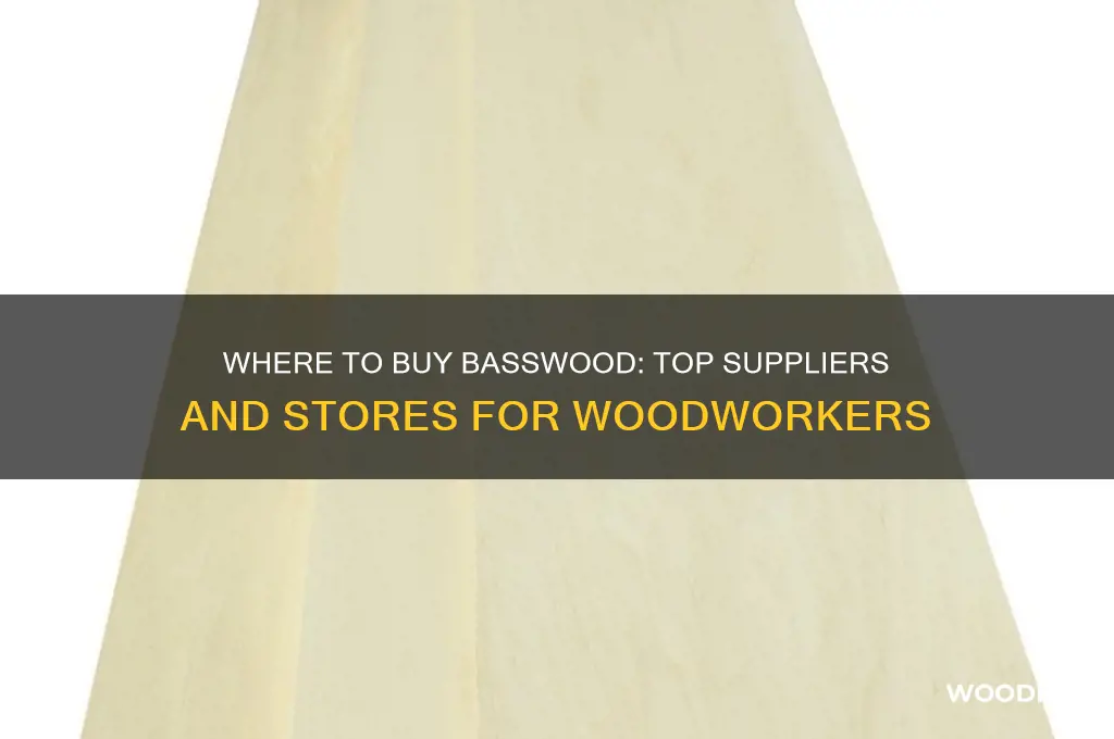where can i buy bass wood